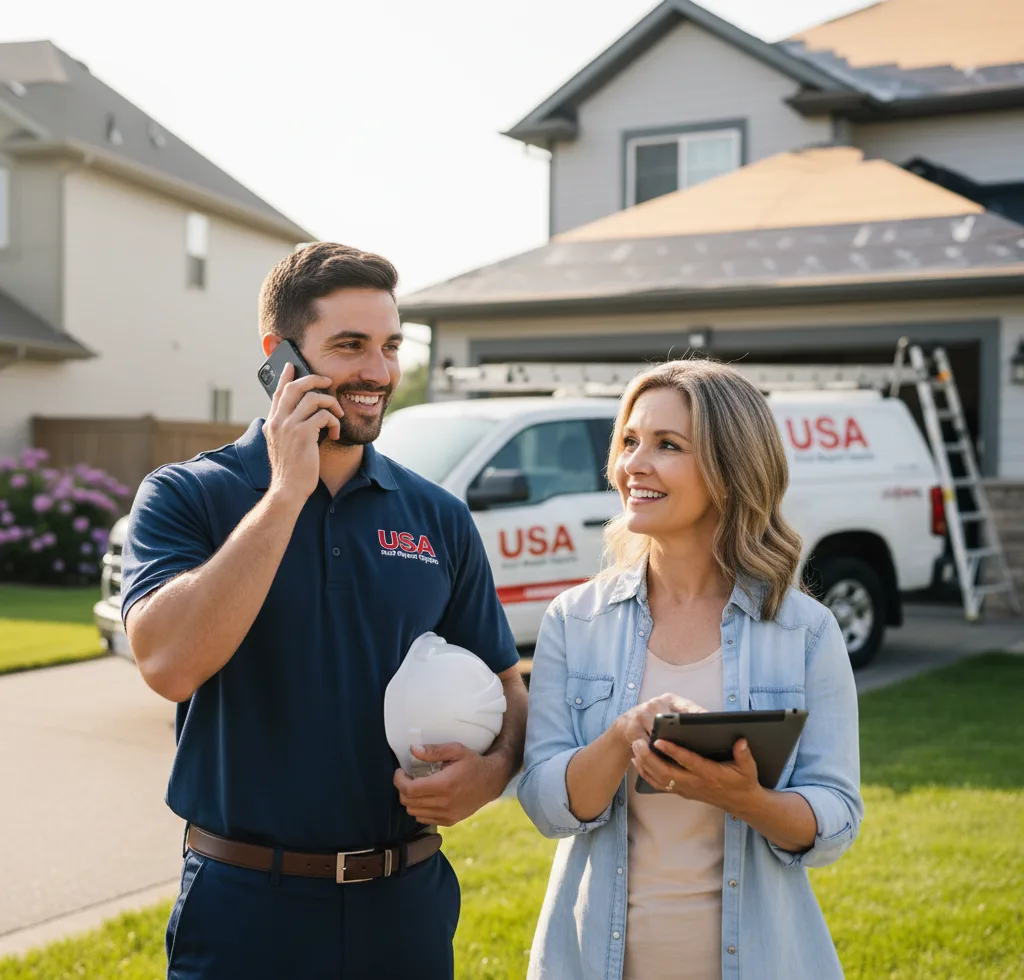USA Roof Repair Experts customer support in Rumford